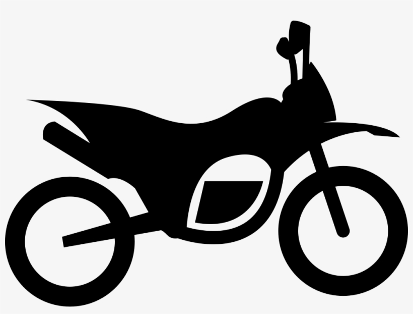 Single Motorbike - - Moto Icono Png, transparent png download