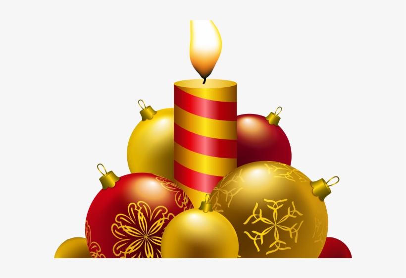 Poinsettia Clipart Candel - Candle Light Christmas Png, transparent png download