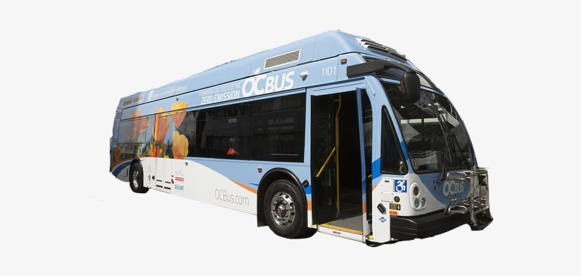 Orange County Transit Association Fuel Cell Electric - Tour Bus Service, transparent png download