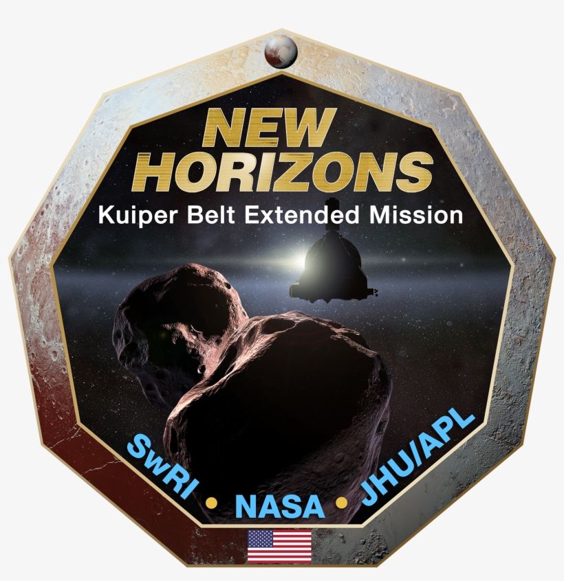 New Horizons Kuiper Belt Extended Mission Patch - New Horizons Mission Patch, transparent png download