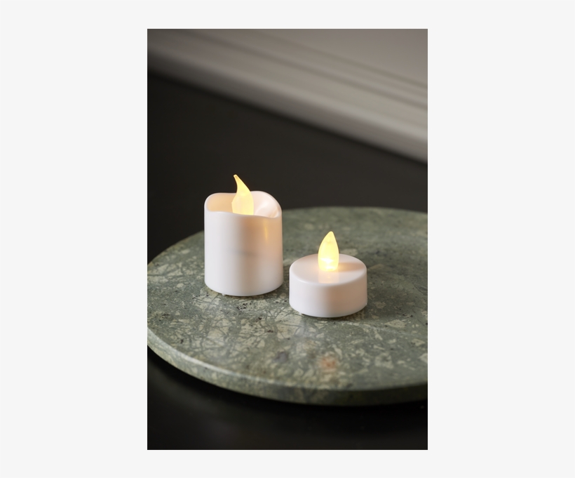 Led Candle 16 Pack Packy - Star 066-32 10 X 7.5 Cm Flickering Battery Operated, transparent png download