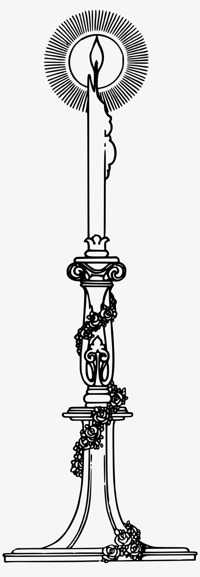 Big Image - Stylized Candle, transparent png download