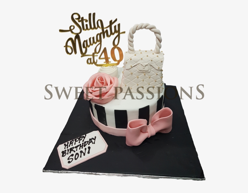 Designer Bag With Topper - Cake Decorating, transparent png download