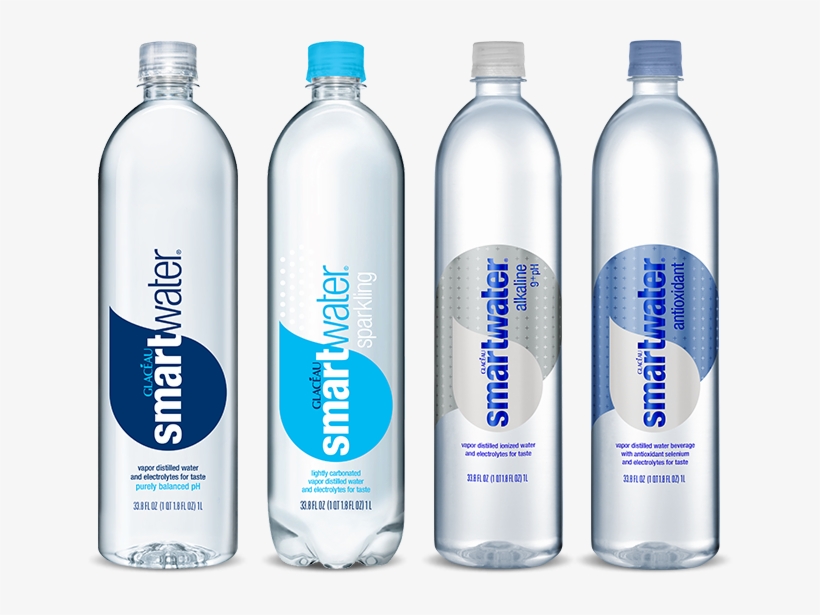 Glaceau Smartwater Sparkling 750ml, transparent png download