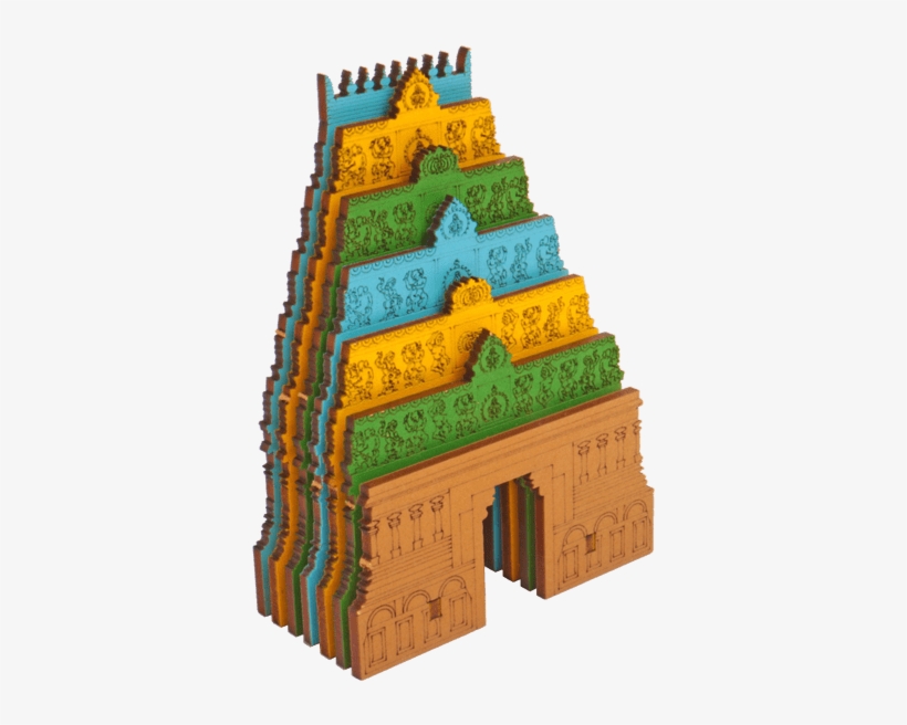 Face - Gopuram Model Kit, transparent png download