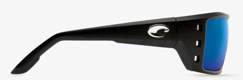 Costa Del Mar Permit Sunglasses In Matte Black, Tr-90 - Costa Del Mar Men's Permit Matte Black Rectangular, transparent png download