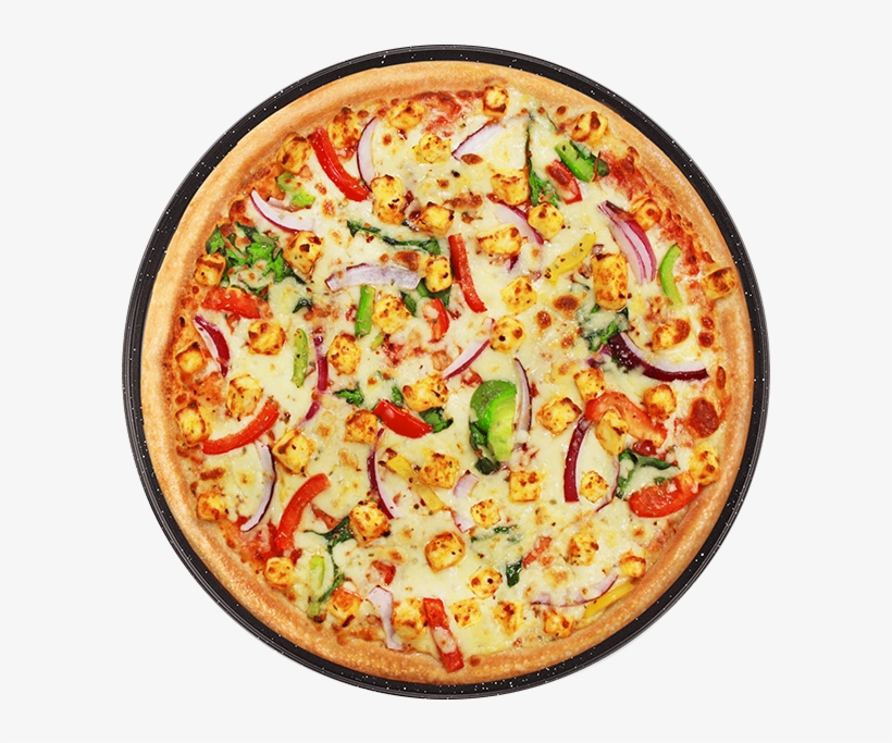 Indian Style Veg - Indian Veg Pizza, transparent png download