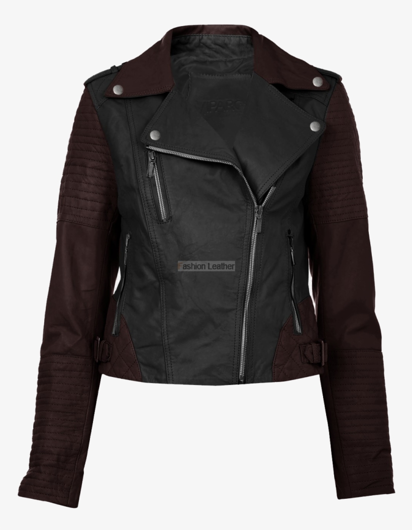 Leather Jacket Ladies Png Background Image - Coat, transparent png download