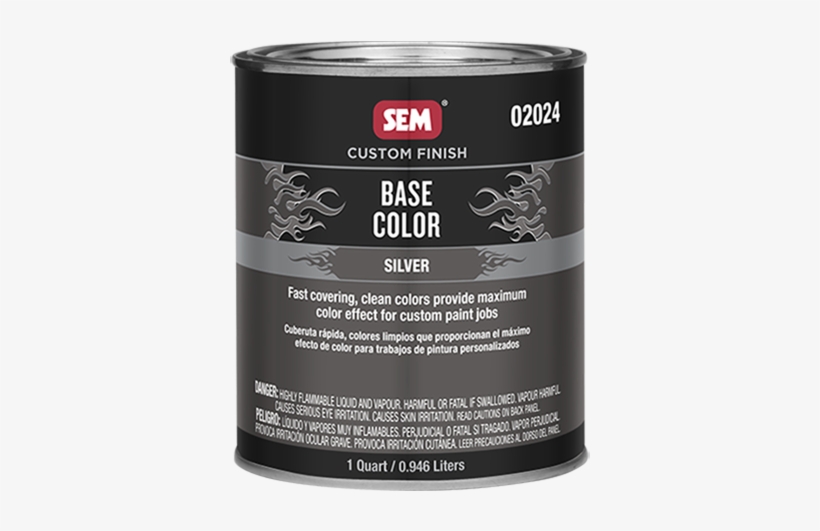 Base Colors - - Sem Products 41024 Euro Jet Satin Trim Black Qt, transparent png download