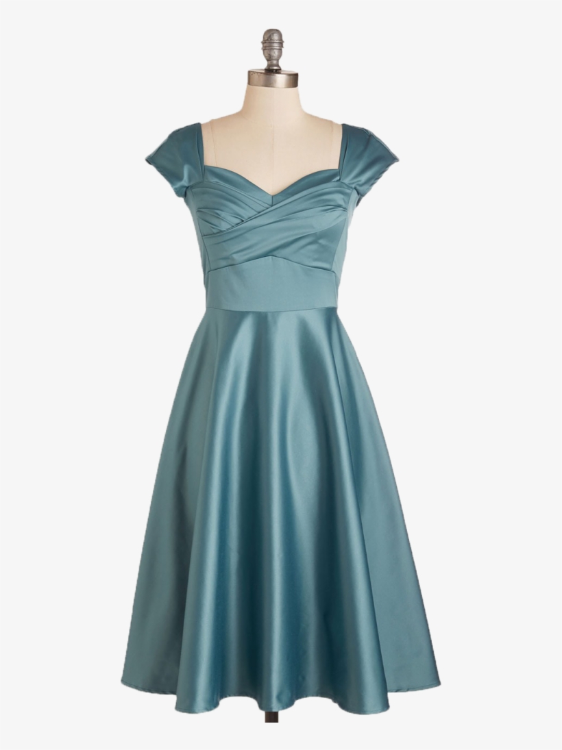 Pine All Mine Dress-dusty Blue - Autumnal Dresses, transparent png download