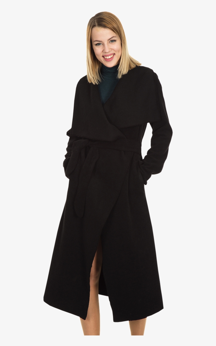 Girl Fashion Suit - Overcoat, transparent png download