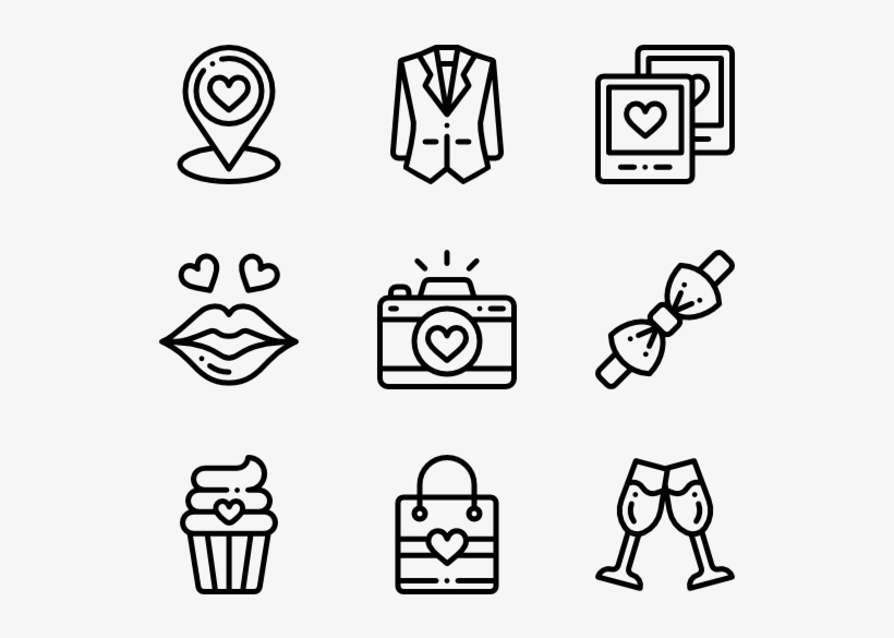 Wedding 50 Icons View 33 Packs - Icon, transparent png download