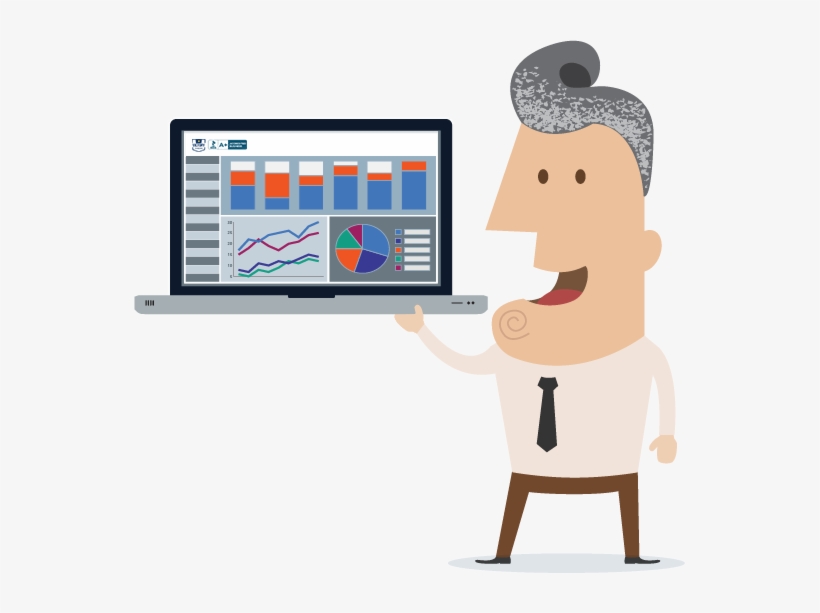 Business Man Mmc Laptop - Businessperson, transparent png download