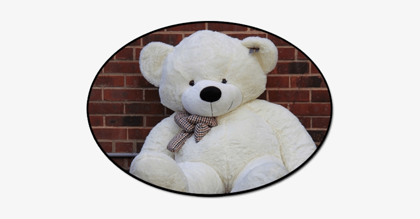 White Teddy Bear - Joyfay Giant Teddy Bear 200cm (2m) White, transparent png download