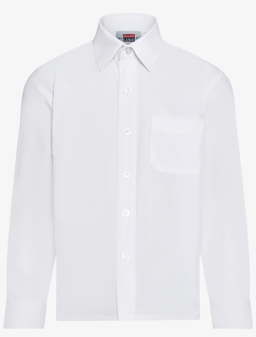 White School Shirt - Chemise Blanche Uniforme Scolaire, transparent png download