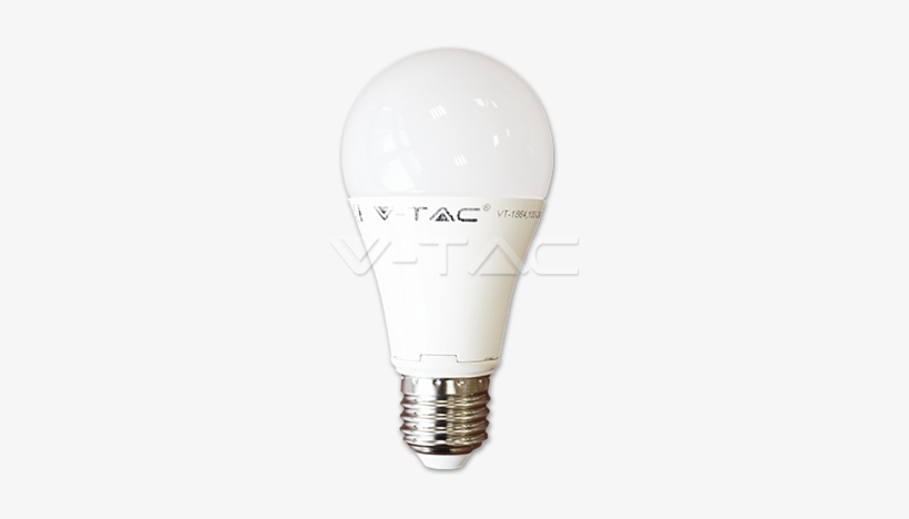 12w E27 A60 Thermoplastic White - Led Sijalice 24v E27, transparent png download