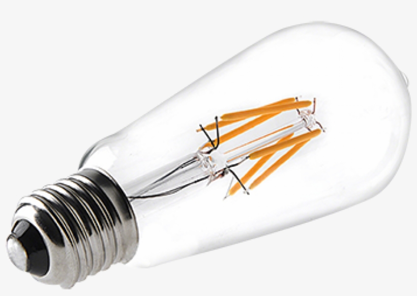 Led Filament Bulbs - Led Filament, transparent png download