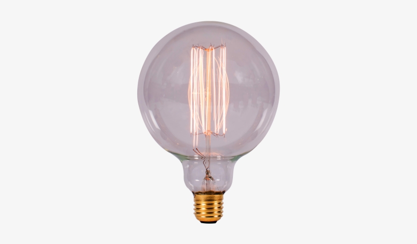 Bell 40evlgc Vintage Large Globe Lamp 40w Es - British Electric Lamps 40w Vintage Filament Large Globe, transparent png download