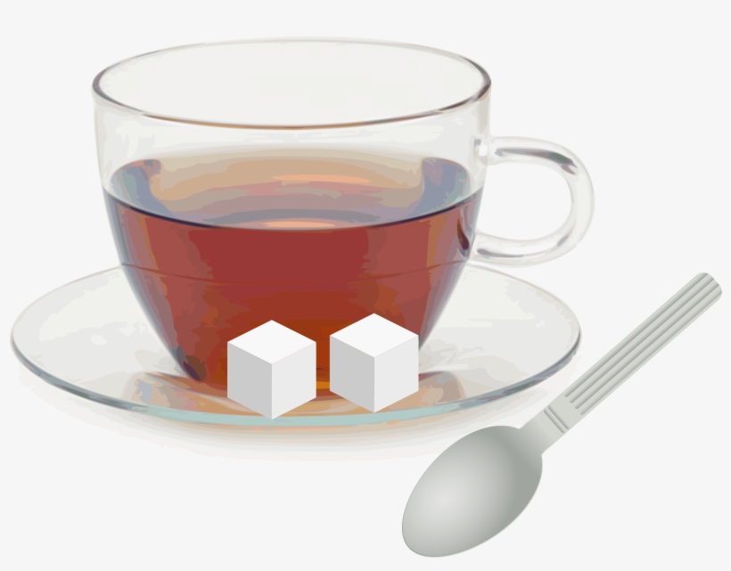 Open - Tea And Sugar Cubes, transparent png download