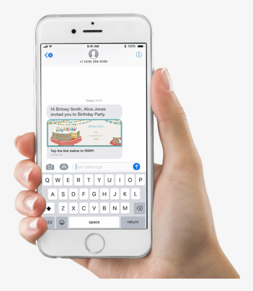 Check Out What's New - Party Message On Phone, transparent png download