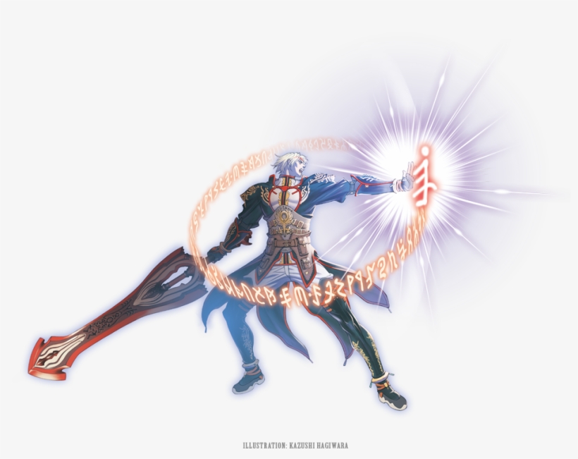 Kinda Reminds Me Of Pso - Valerian Rune Fencer Set, transparent png download