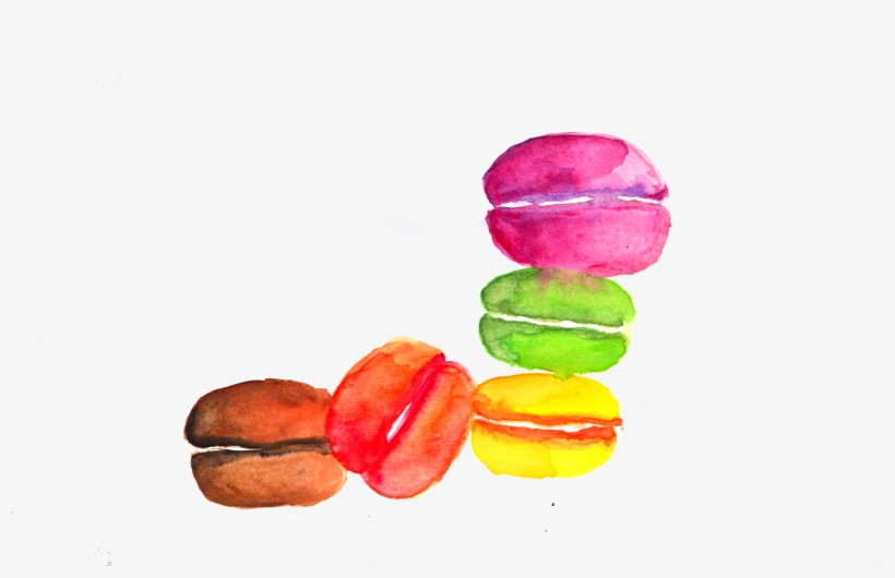 Macaroon Watercolour - Macaroon, transparent png download