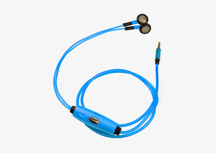 Se2000 Blue Led Lighting Earphones - Earphones Png, transparent png download