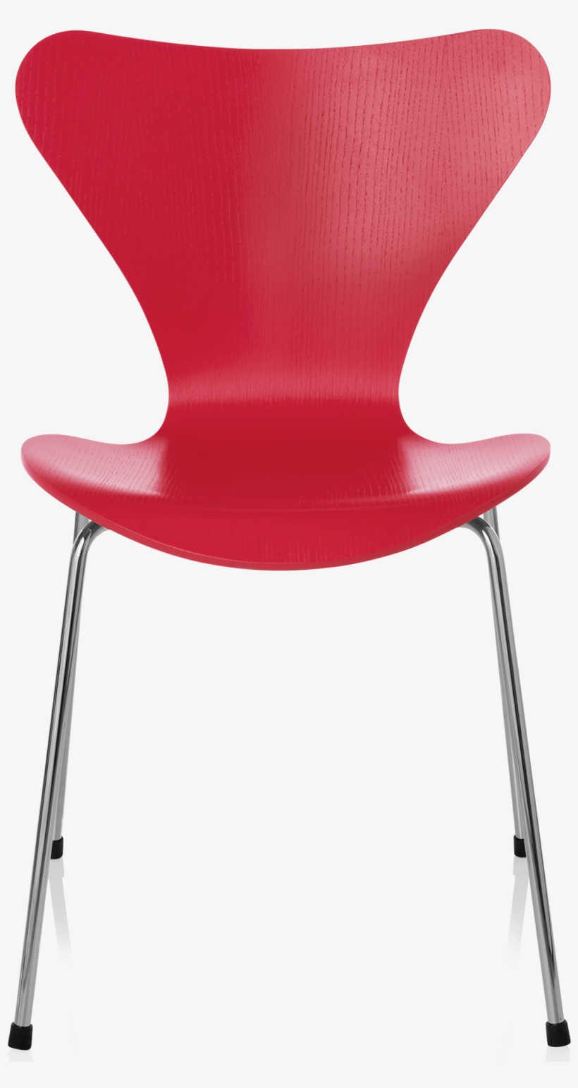 Series 7 Chair Arne Jacobsen Opium Red Coloured Ash - Series 7 Chair - Coloured Ash, Opium Red 665, transparent png download