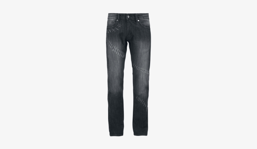 Carlos Black Men Jeans Black 98% Cotton 2% Elastane - Jeans, transparent png download