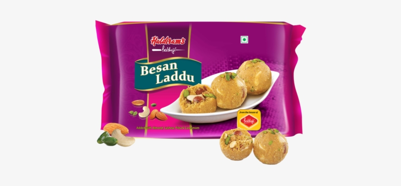 Laddu Besan-6 Pcs Box - Haldiram's, transparent png download