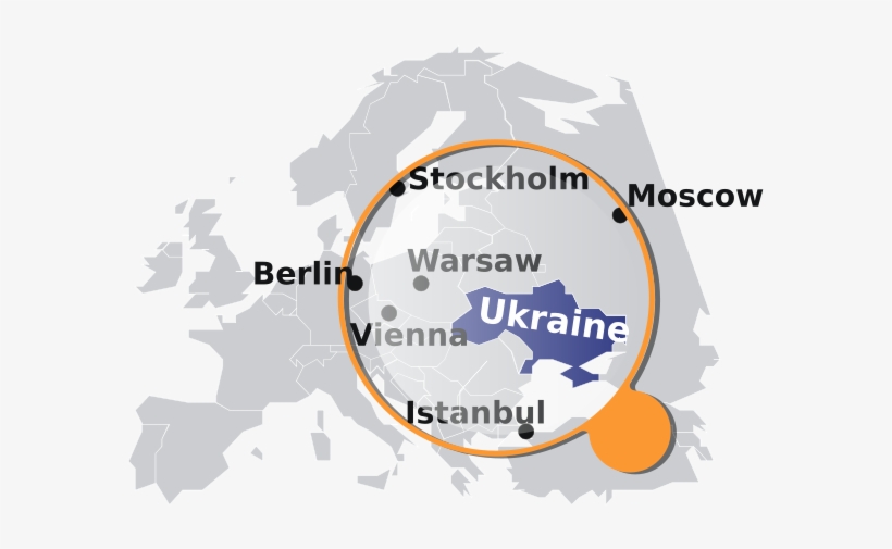 Ukraine Under The Microscope Clipart Png, transparent png download