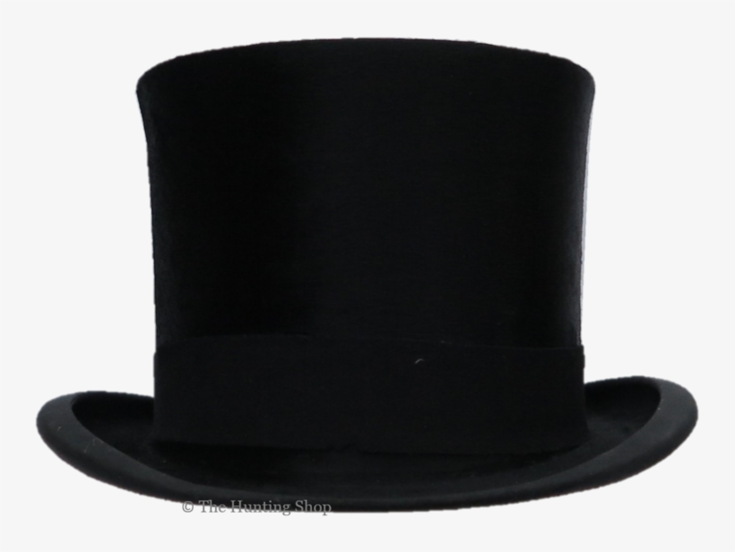 56cm Tress & Co, Black Silk Top Hat - Silk, transparent png download