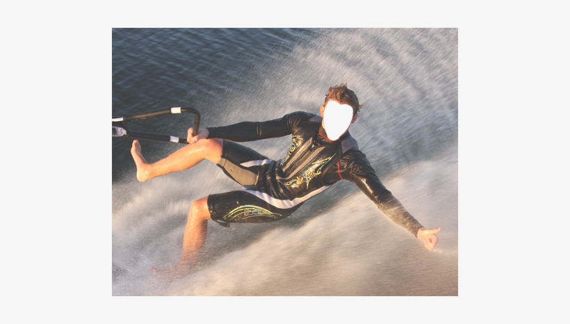 Funny Water Skiing - Water Skiing, transparent png download