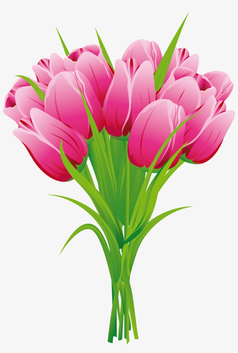 0 143197 944c5ef7 Orig - Tulip Bouquet Clipart, transparent png download