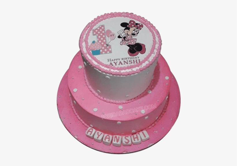 Minnie Mouse Cake - Birthday Cake With Price, transparent png download