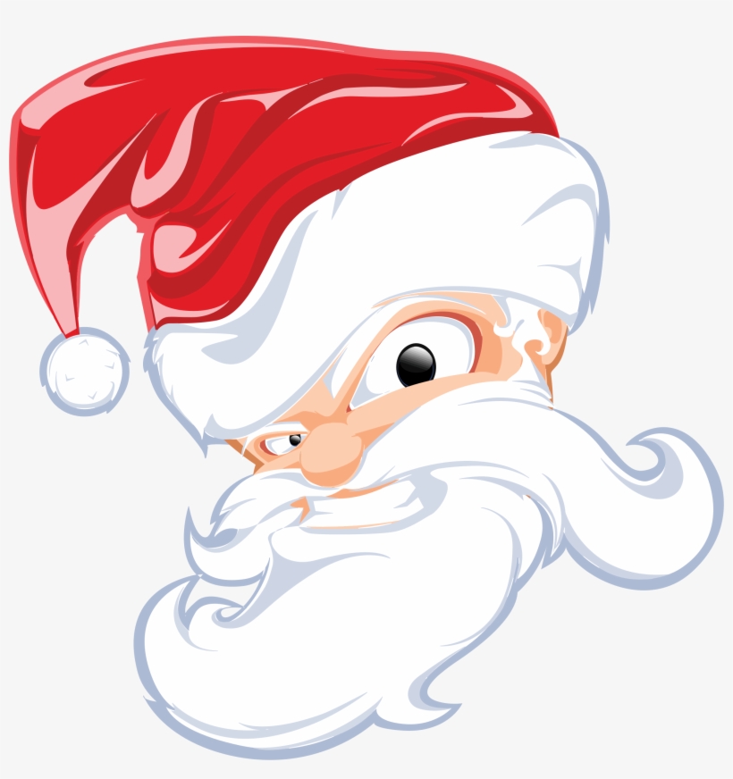 Big Image - Santa Claus Head Png, transparent png download