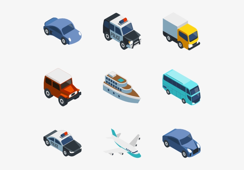 Transportation 50 Icons - Transport, transparent png download