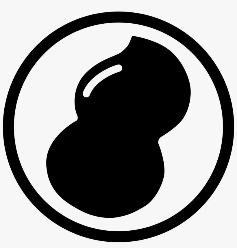 Peanut Meat Svg Png Icon Free Download - Peanut, transparent png download