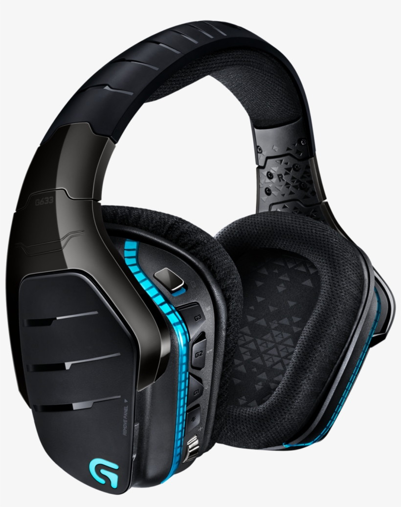 1 Rgb Gaming Headset - Headset Logitech G933, transparent png download