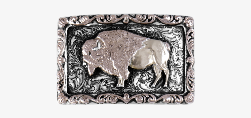 A Two Color, 14kt Rose And 14kt Yellow, Gold Buffalo - Relief, transparent png download