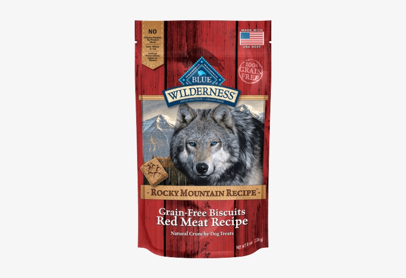 Blue Buffalo Blue Wilderness Rocky Mountain Grain-free - Wilderness Rocky Mountain Recipe Trail Treats Red Meat, transparent png download