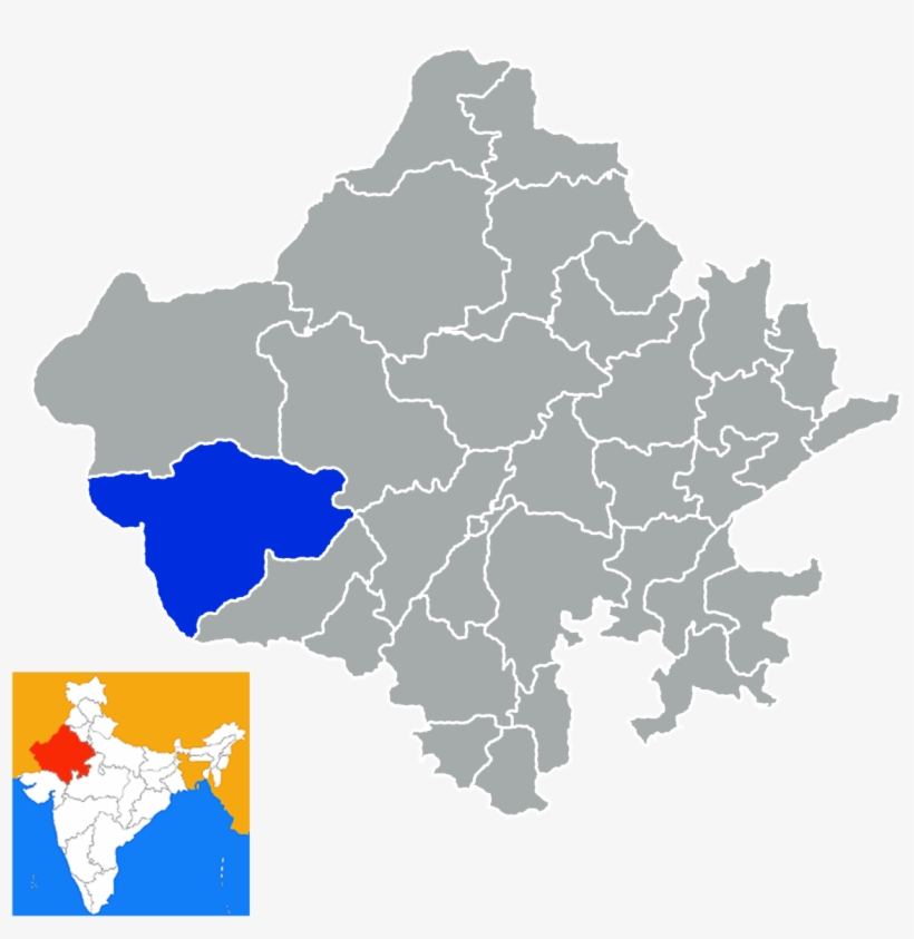 Rajasthan Map Vector, transparent png download