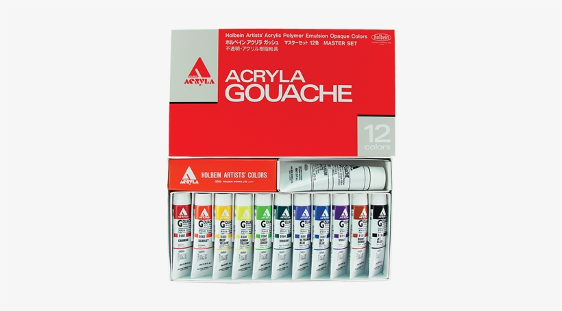 Holbein Acryla Gouache In 20ml Tube - 好 賓 Acryla Gouache, transparent png download