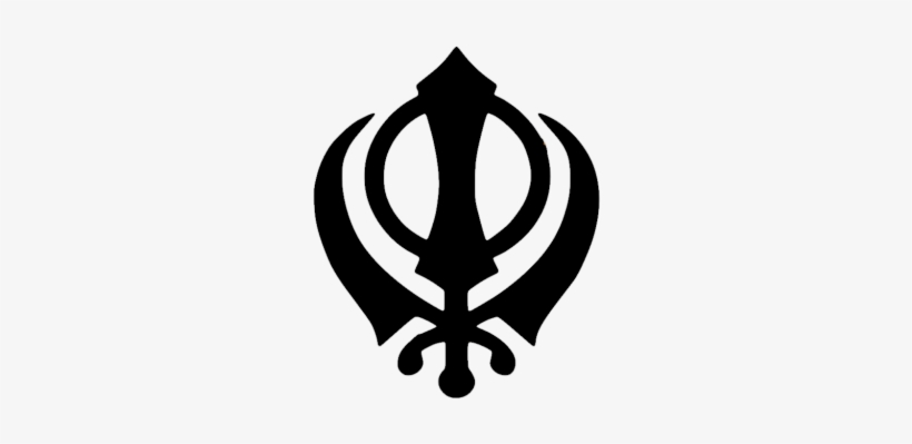 Khandablack1 Zpsb10365fa - Sikhism Symbol, transparent png download
