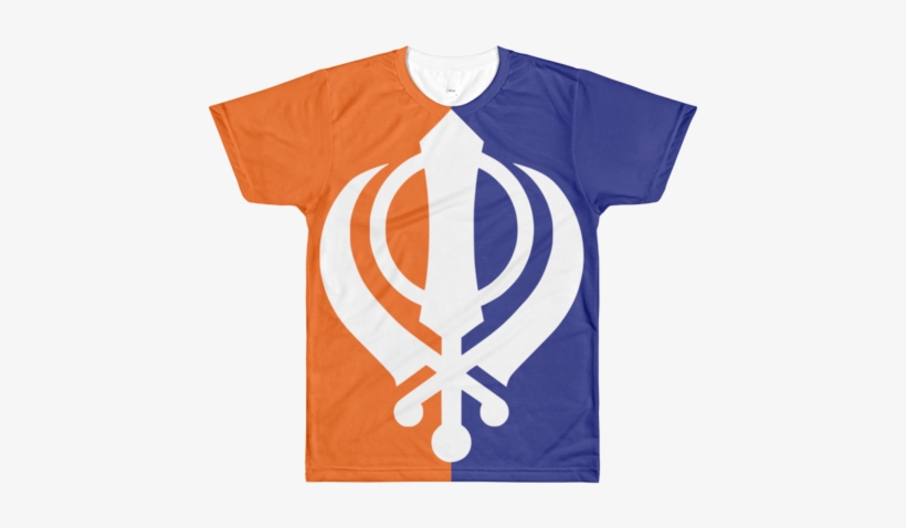 Sublimation Men's Crewneck T-shirt - Sikhism Symbol, transparent png download