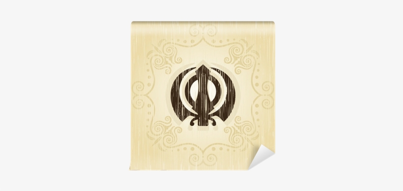 Grunge Ek Onkar, Khanda The Holy Motif Wall Mural • - Khanda, transparent png download