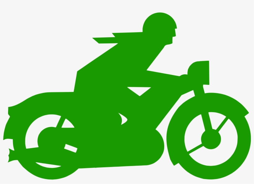 Green Clipart Motorbike - Green Motorbike Clipart, transparent png download