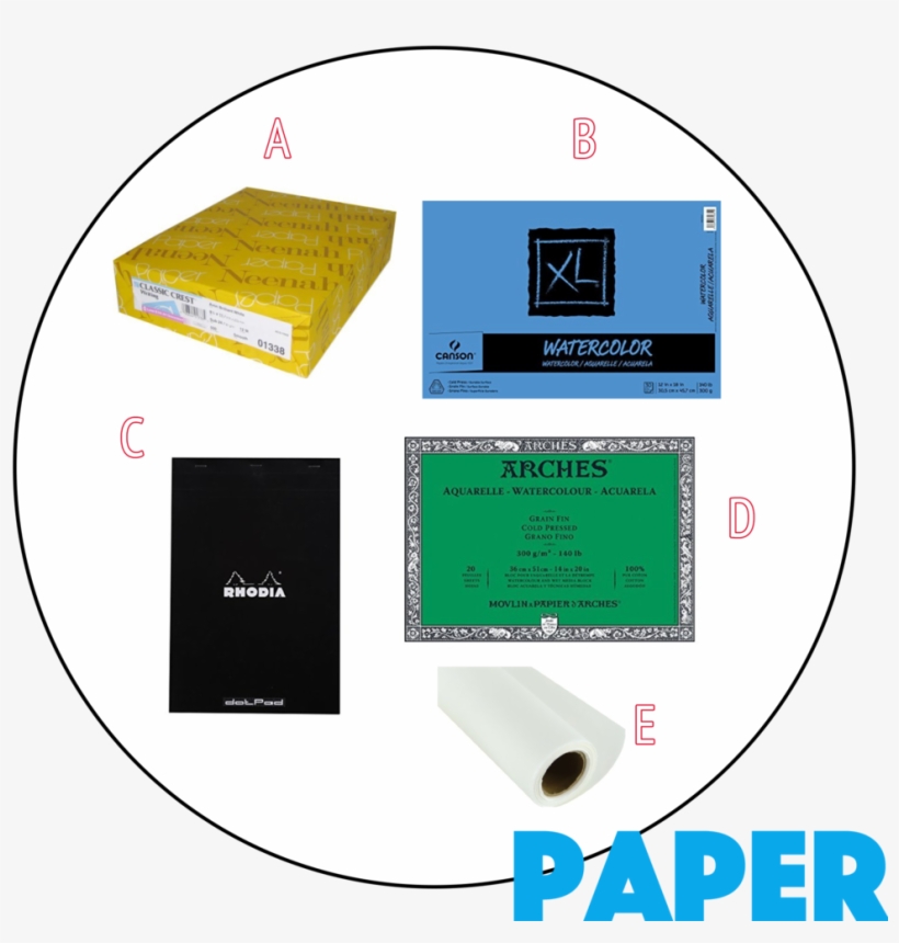 4 Paper Site - Canson Xl Watercolor Pad, 30 Sheets, 12, transparent png download