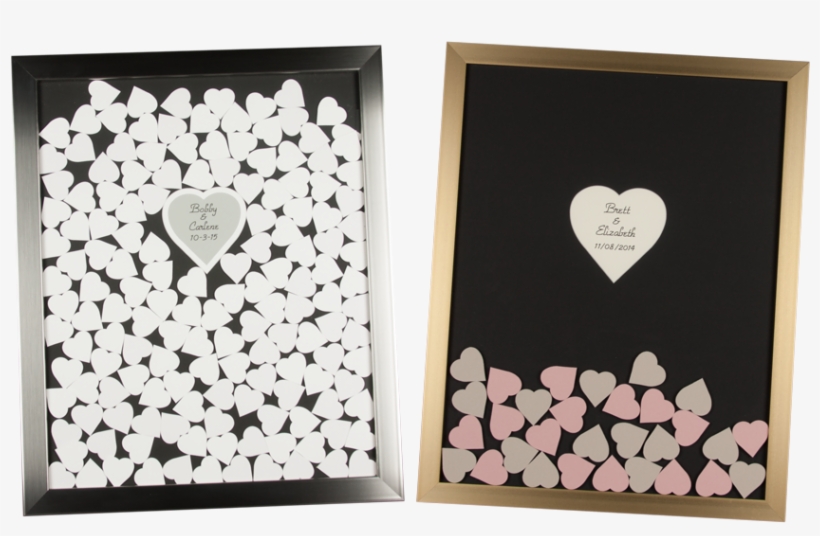 Drop In Hearts - Drop Hearts Wedding Guest Book, transparent png download