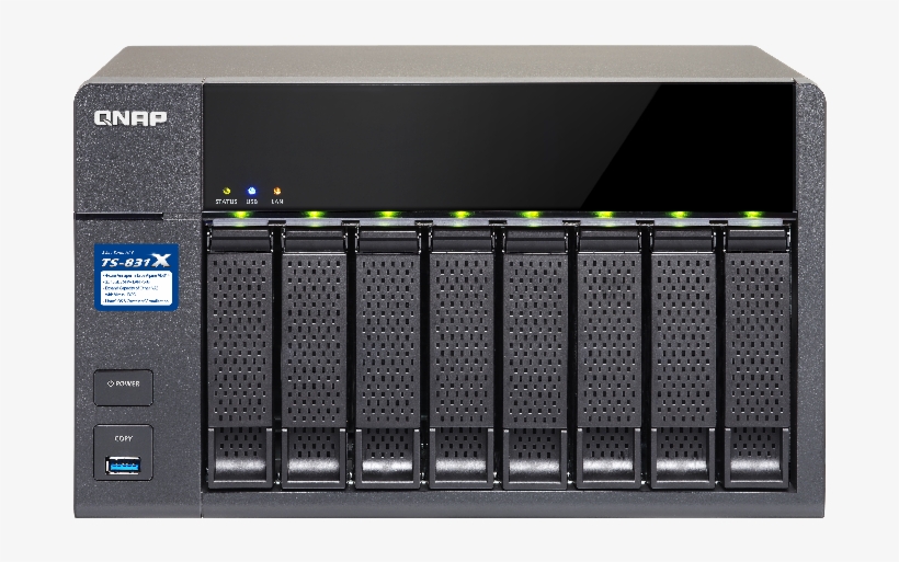1 - Qnap Ts 831x 4g, transparent png download